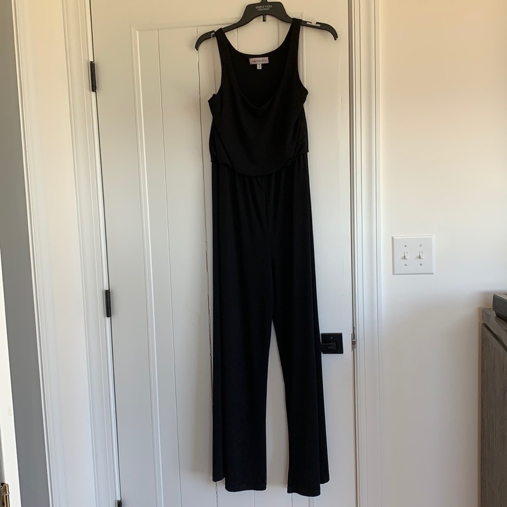 Black stretchy jumpsuit